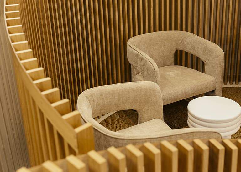 Sala de espera de la mejor Clinica odontológica de Asturias